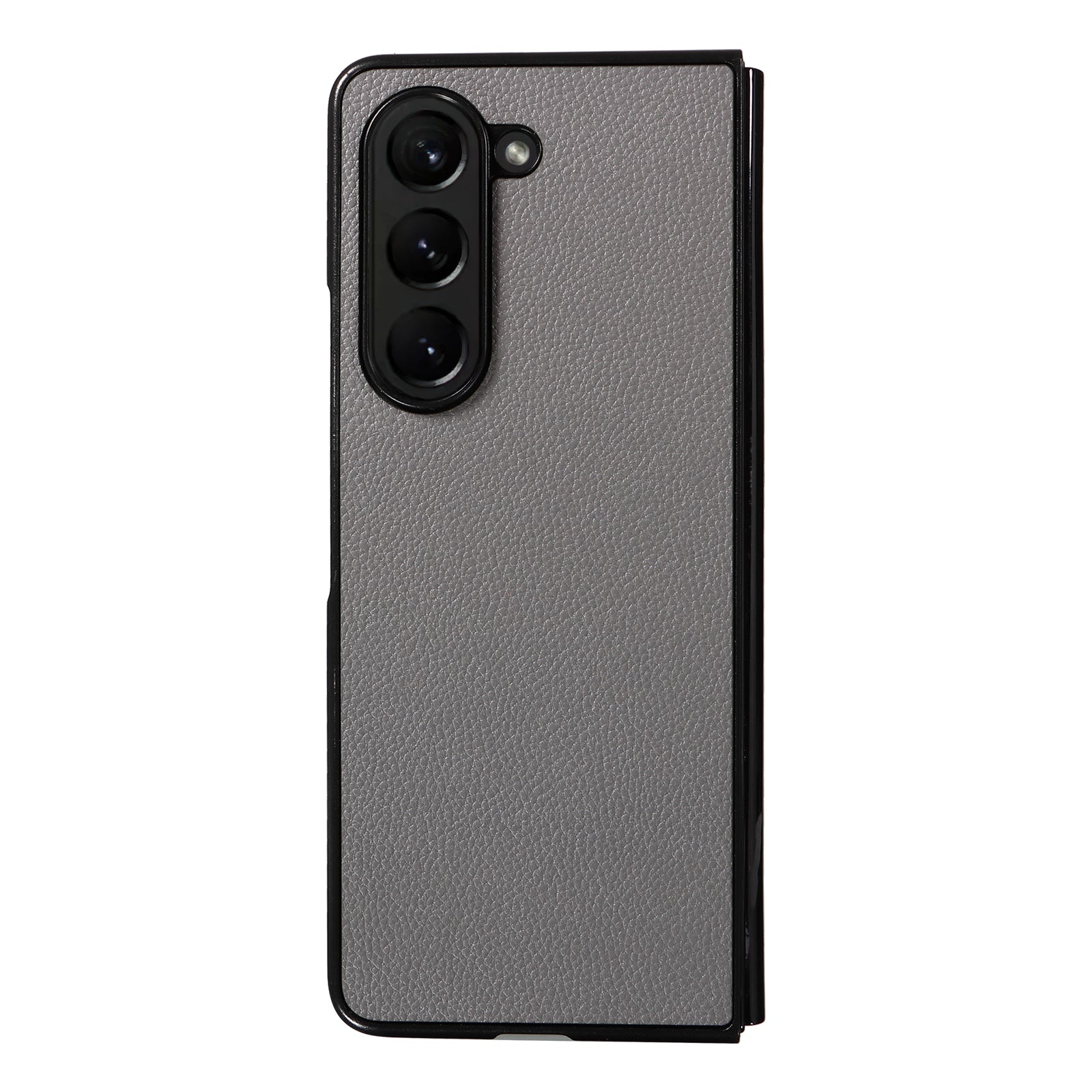 Phone Case for Samsung Galaxy Z Fold5 5G PU Leather Coated PC Litchi Texture Protective Cover Phone Case for Samsung Galaxy Z Fold5 5G PU Leather Coated PC Litchi Texture Protective Cover